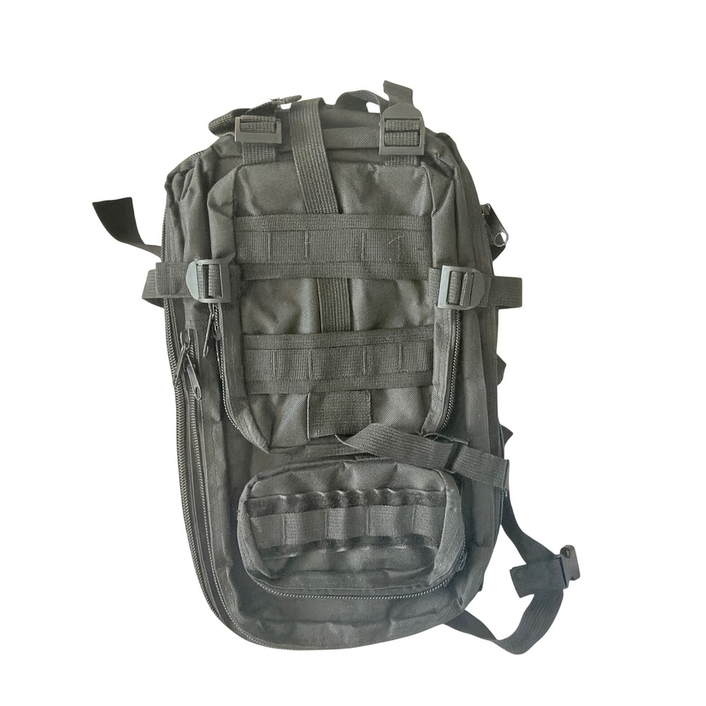 Unbranded Tactical Backpack Mens Medium Black Excellent MOLLE Military Gorpcore